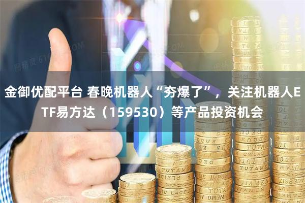 金御优配平台 春晚机器人“夯爆了”，关注机器人ETF易方达（159530）等产品投资机会
